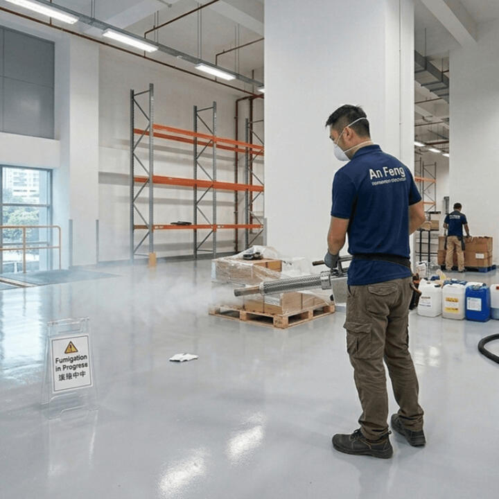 Heavy-duty epoxy flooring, deep cleaning, and fumigation Heavy-duty epoxy flooring, deep cleaning, and fumigation